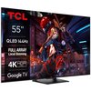 Telewizor TCL 55C745 55" QLED 4K 144Hz Google TV Full Array Dolby Vision Dolby Atmos HDMI 2.1 Smart TV Tak