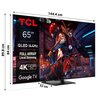 Telewizor TCL 65C745 65" QLED 4K 144Hz Google TV Full Array Dolby Vision Dolby Atmos HDMI 2.1 Smart TV Tak