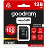 Karta pamięci GOODRAM Power microSDXC 128GB + Adapter Adapter w zestawie Tak
