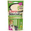 Przysmak dla kota INABA Churu Skin&Coat Kurczak z przegrzebkiem (4 x 14 g)