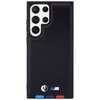 Etui BMW Leather Stamp Tricolor do Samsung S23 Ultra S918 Czarny Model telefonu Galaxy S23 Ultra 5G