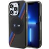 Etui BMW Tricolor Stripes MagSafe do Apple iPhone 14 Pro Szary