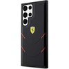Etui FERRARI Hot Stamp Lines do Samsung S23 Ultra Czarny Seria telefonu Galaxy S