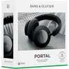 Pudełko przedstawia czarne, nauszne słuchawki z logo "B&O" na nauszniku, z napisem "BANG & OLUFSEN" na górze oraz "PORTAL WIRELESS GAMING HEADPHONES" poniżej. Widoczne są również logotypy "XBOX" i "LIMITED SERIES".
