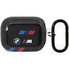 Etui na słuchawki BMW Tricolor Stripes do Apple AirPods Pro 2 Czarny