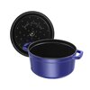 Garnek STAUB La Cocotte 40510-284-0 Niebieski 26 cm Przeznaczenie Kuchnie ceramiczne