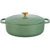 Garnek żeliwny BALLARINI Bellamonte Zielony 31 cm Przeznaczenie Kuchnie ceramiczne