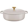 Garnek żeliwny BALLARINI Bellamonte Beżowy 31 cm Przeznaczenie Kuchnie ceramiczne