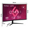 Monitor VIEWSONIC VX3218-PC-MHD (VS18453) 31.5" 1920x1080px 165Hz 1 ms [MPRT] Curved Przeznaczenie Dla gracza