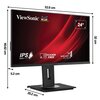 Monitor VIEWSONIC VG2448a-2 (VS18980) 23.8" 1920x1080px IPS 100Hz Przeznaczenie Do domu i biura