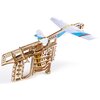 Zabawka drewniana UGEARS Mechaniczne modele 3D Wyrzutnia samolotów 70075 (198 elementów) Wymiary po złożeniu [cm] 26.3 x 34 x 6.8