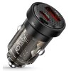 Ładowarka samochodowa TECH-PROTECT CC30W PD30W/QC3.0 Czarny