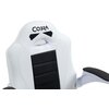 Fotel COBRA Junior Pro Biało-czarny Odchylenie [stopnie] 90