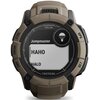 Zegarek sportowy GARMIN Instinct 2X Solar Tactical Edition Brązowy Komunikacja Bluetooth