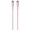 Kabel USB Typ-C - USB Typ-C PURO Icon Soft Cable 1.5 m Różowy