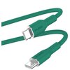 Kabel USB-C - USB-C PURO Icon Soft Cable 1.5 m Zielony Długość [m] 1.5