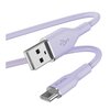 Kabel USB - USB-C PURO Icon Soft Cable 1.5 m Lawendowy Typ USB - USB-C