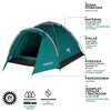 Namiot NILS CAMP Hiker NC6010 Zielony Załączona dokumentacja Instrukcja obsługi w języku polskim