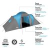 Namiot NILS CAMP Highland NC6031 Niebiesko-szary Z przedsionkiem Tak