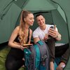 Namiot NILS CAMP Rocker NC6013 Zielono-czerwony Materiał zewnętrzny Poliester 190T