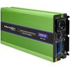Przetwornica QOLTEC Monolith 12V na 230V 1000W/2000W Czysta sinusoida Zielony Liczba gniazd [szt.] 1 x SCHUKO