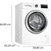 Pralka BOSCH WAL28RHSPL 10kg 1400 obr EcoSilence Drive Funkcje parowe Nie
