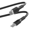 Kabel USB-C - Lightning PURO Icon Soft Cable 1.5 m Czarny Długość [m] 1.5