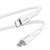 Kabel USB Typ-C - Lightning PURO Icon Soft Cable 1.5 m Biały