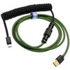 Kabel USB-C - USB-A DUCKY Premicord Pine Green 1.8 m