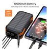 Powerbank solarny CHOETECH B659 10000mAh 5W Czarno-pomarańczowy Typ baterii Litowo-polimerowa