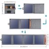 Ładowarka solarna CHOETECH SC004 14W Szary Liczba portów wyjściowych [szt] 1