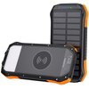Powerbank solarny CHOETECH B657 20000mAh 20W Czarno-pomarańczowy