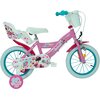 Rower dziecięcy HUFFY Disney Minnie 14 cali dla dziewczynki Różowy Rozmiar koła [cal] 14