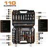 Klucze nasadowe NEO TOOLS CRV 10-066 (110 elementów) Rodzaj Zestaw kluczy nasadowych