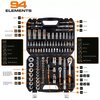 Klucze nasadowe NEO TOOLS 10-062 (94 elementy) Nasadki sześciokątne Tak