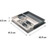 Organizer OXO O-13321900 Wymiary (GxSxW) [cm] 41.5 x 25 x 6.3