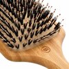 Szczotka do włosów OLIVIA GARDEN Bamboo Touch Detangle Combo L Kolor Beżowy