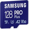 Karta pamięci SAMSUNG Pro Plus microSDXC 128GB + Adapter Klasa prędkości UHS-I / U3
