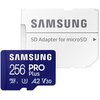 Karta pamięci SAMSUNG Pro Plus microSDXC 256GB MB-MD256SA EU + Adapter Pojemność [GB] 256