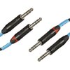 Kabel SSQ JSJS2 PRO 2 x Jack stereo 6.3 mm - 2 x Jack stereo 6.3 mm 2 m Kolor Czarny