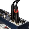 Kabel SSQ JSJS2 PRO 2 x Jack stereo 6.3 mm - 2 x Jack stereo 6.3 mm 2 m Materiał Tworzywo sztuczne