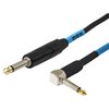 Kabel SSQ JMPJMK5 Jack 6.3 mm - Jack 6.3 mm kątowy 5 m Materiał Miedź