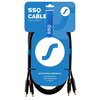 Kabel SSQ RCARCA3 2x RCA męski - 2x RCA męski 3 m Materiał Tworzywo sztuczne