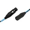 Kabel SSQ DMX2 XLR męski - XLR żeński Oświetleniowy 2 m Materiał Tworzywo sztuczne