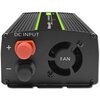Przetwornica QOLTEC Monolith 12V na 230V 600W/1200W Czysta sinusoida Czarny Napięcie wyjściowe (maks.) [V] 250