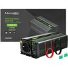 Przetwornica QOLTEC Monolith 12V na 230V 600W/1200W Czysta sinusoida Czarny Ochrona Zabezpieczenie nadnapięciowe