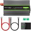 Przetwornica QOLTEC Monolith 12V na 230V 300W/600W Czysta sinusoida Czarny Liczba gniazd [szt.] 1 x USB