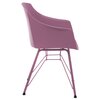 Krzesło ogrodowe MIRPOL Clara SL-7021 Różowy Materiał Stal