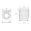 Pralka BEKO WUE7612WARSE 7kg 1200 obr Funkcje parowe Tak