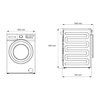 Pralka BEKO WUE8622WBPSE 8kg 1200 obr Rodzaj pralki Pralka wolnostojąca